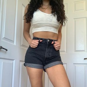Vintage Denim Mom Shorts